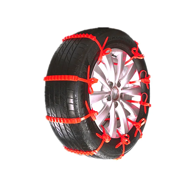 Automobile anti-skid tracks thickened beef tendon universal tire anti-skid chains 1pc
