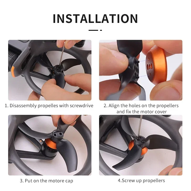 รูปสินค้า ฝาครอบมอเตอร์ DJI Avata 2 ป้องกันฝุ่นและรอยขีดข่วน