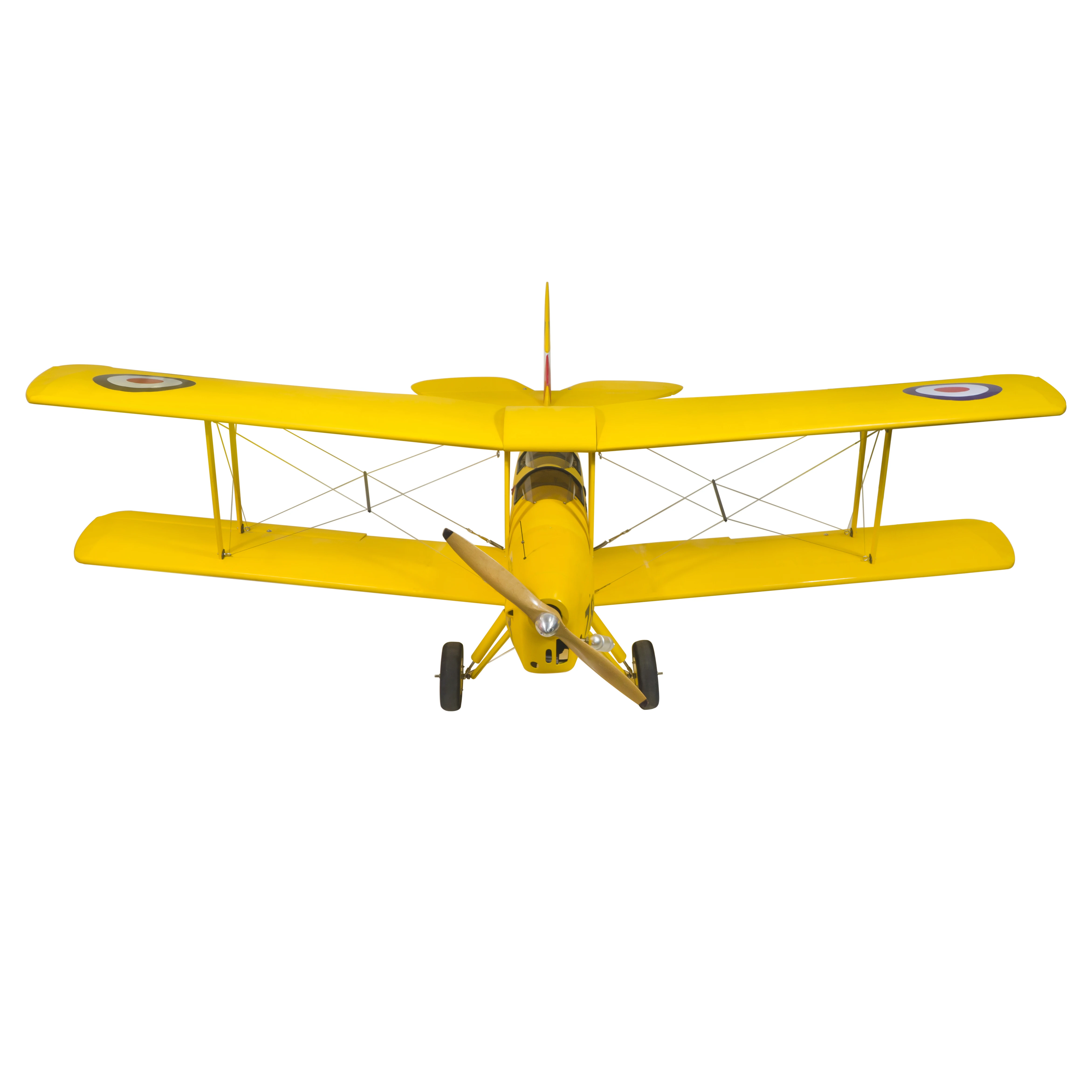 ARF RC Plane DH82a Tiger Moth Biplane 2.24M Balsa Wood ARF Model Aircraft 4CH Electric & Gas Powered RC Airplane 3