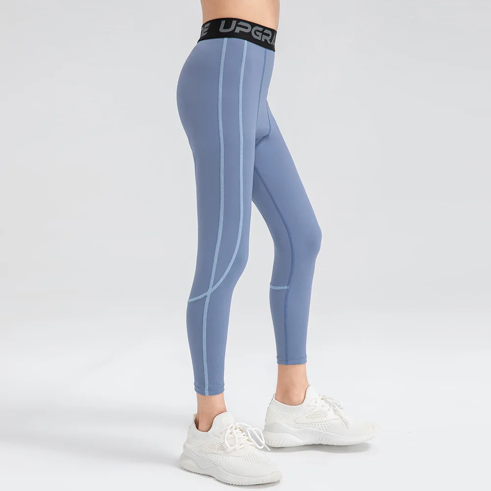 Children Tight Quick Dry Fitness Pants Compression Base Layer Running Leggings Football Training Leggings Sport Tight Trousers kids running tights