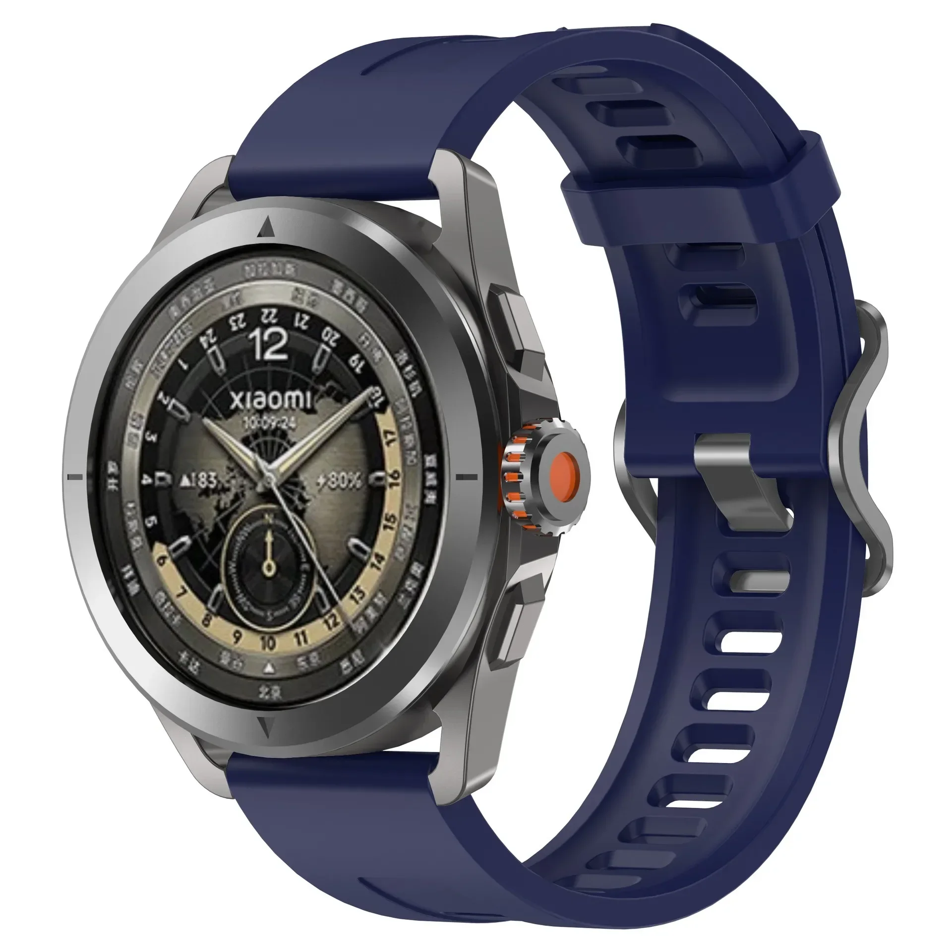 22mm Original Silicone Sport Watch Strap - Color 2