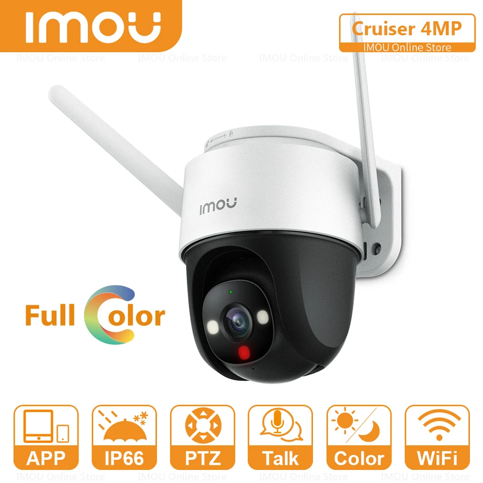 Imou 2023 3K 5MP Cámara Vigilancia WiFi Exterior con Visión Nocturna en  Color, Audio Bidirecciona, Detección Inteligente de Humana/Vehículo, camera  imou 