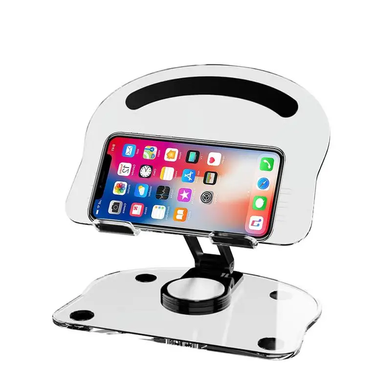 

Tablet Stand For Desk Rotatable And Foldable Desk Transparent Tablet Holder Fashionable And Sturdy Tablet Holder Stand For