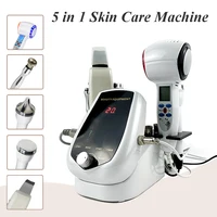 Portable 5 in 1 Vacuum Dermabrasion Beauty Device Ultrasonic Sonophoresis Massage Facial Machine Skin Scrubber Deep Cleaning 1