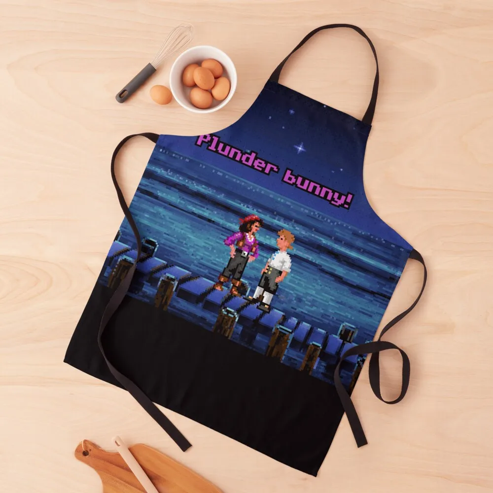 

Plunder bunny! (Monkey Island 1) Apron nail tech supplies women's kitchens Apron