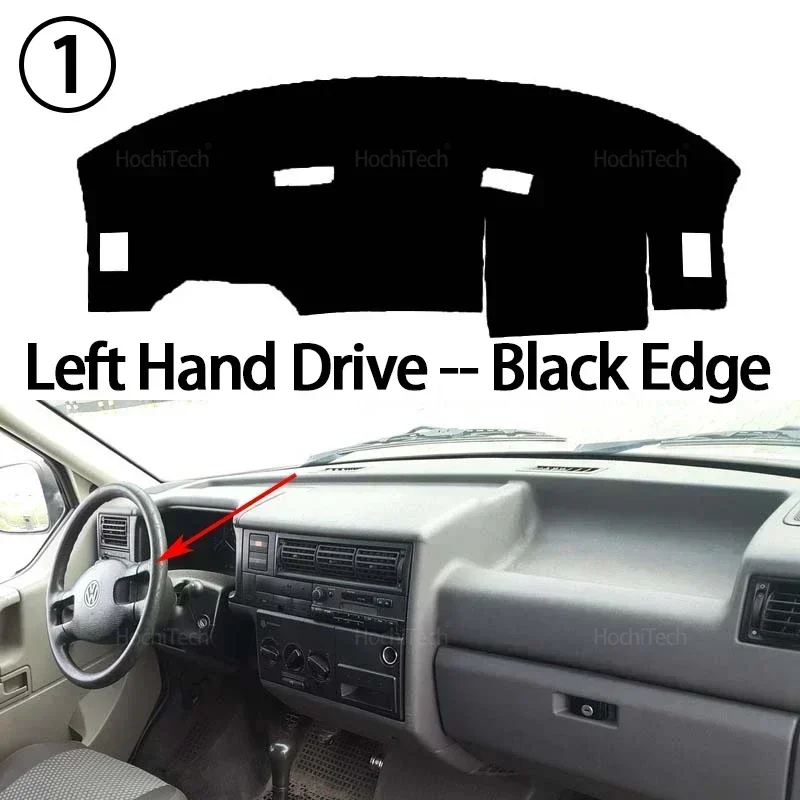 Armaturenbrett-Abdeckung, Pad, Auto-Liner, Anti-UV-Matte, Sonnenschutz, Teppich für Volkswagen VW Transporter T4 EuroVan Vanagon Caravelle 1990–2004 – Detail 9