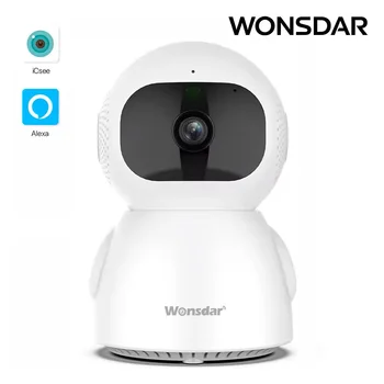 WONSDAR Indoor WiFi IP Camera Real Time Motion Detection Alarm Home Security Surveillance Two Way Audio Night Vision Cam iCsee 1