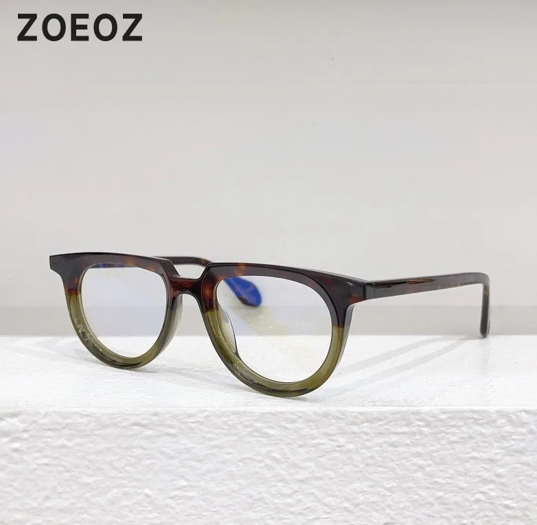 

Niche Brand Designer Model Retro Oval Glasses Myopia Glasses Rim Glasses Frame Men's Black Frame Acetate Glasses Frames Women