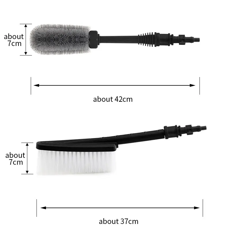 Car Wash Accessories Brush For High Pressure Washer Cleaning Vehicle Body Hub Brush For Karcher Lavor Car Detailing 3