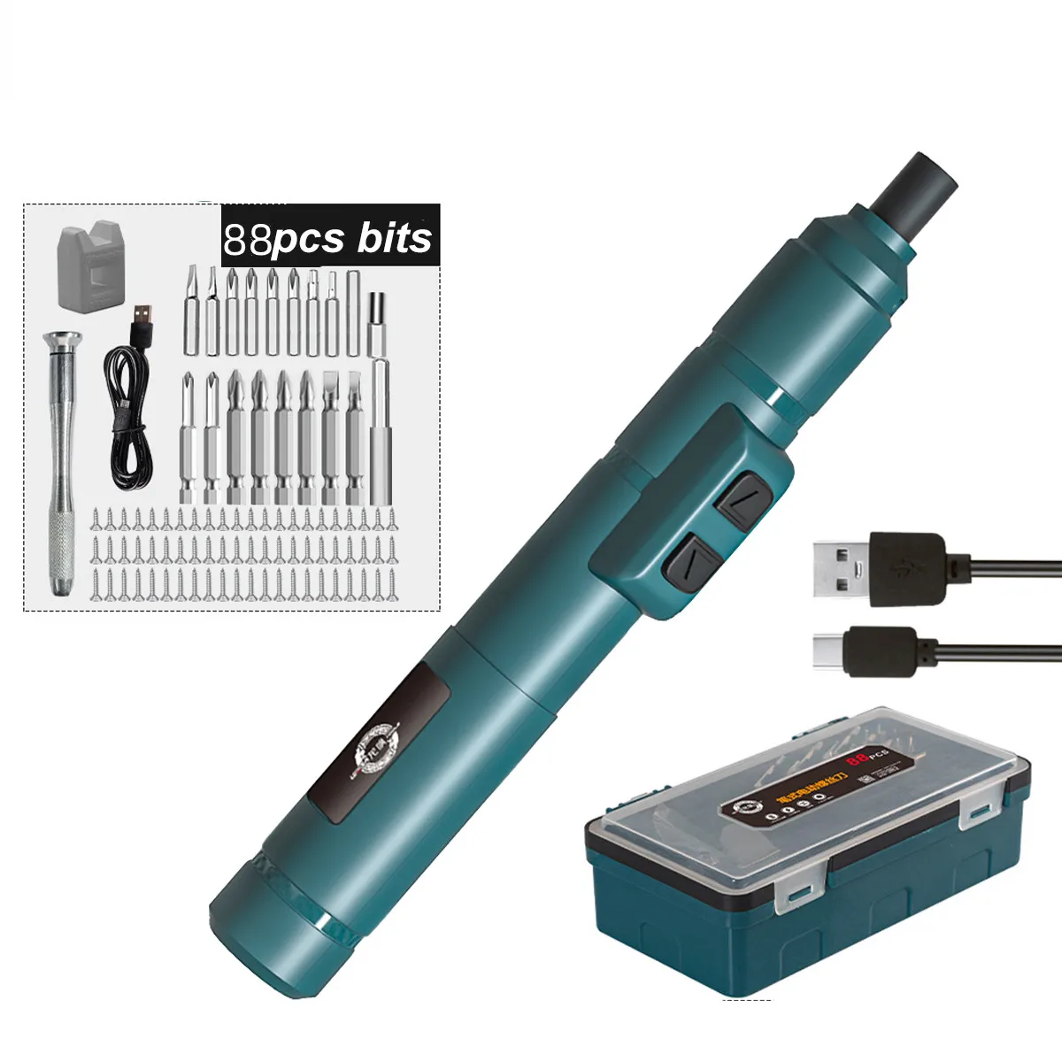 

3.6V Mini Wireless Electric Screwdriver Cordless Rechargeable Screwdriver Electric Drill Repair Power Tools With Lithium Battery