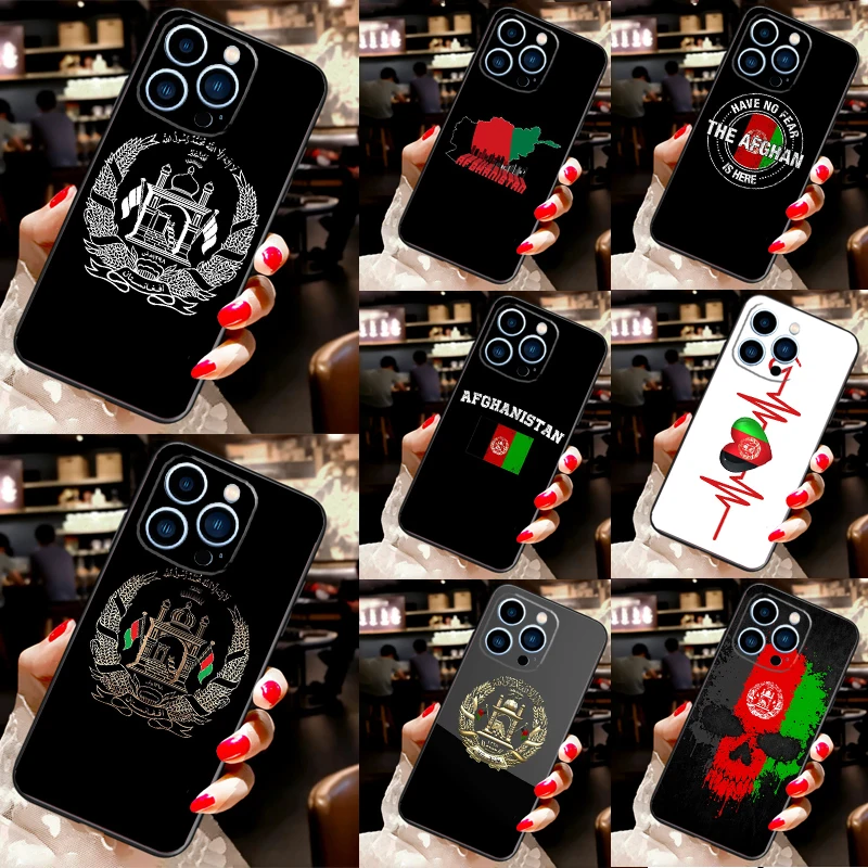 Afgano Afghanistan Flag Banner Cover Per Telefono Per Iphone 12 13 Mini 11 14 Pro Max X Xs Xr Max 7 8 Plus Se Custodia Morbida Fundas