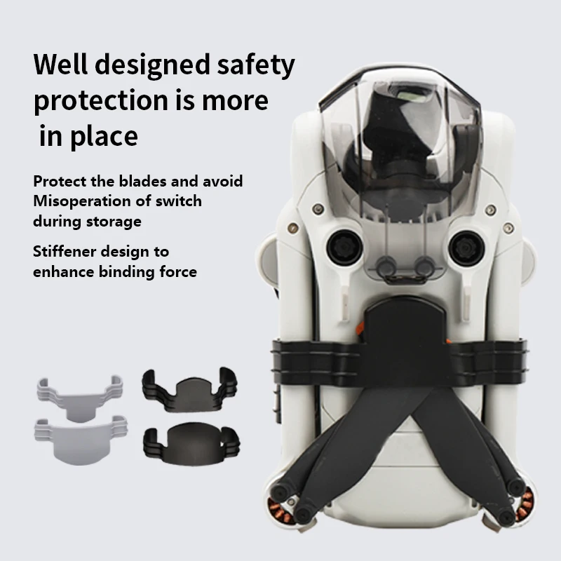 Support d'hélice DJI Mini 3/4 Pro - Stabilisateurs d'ailes, sangle fixation