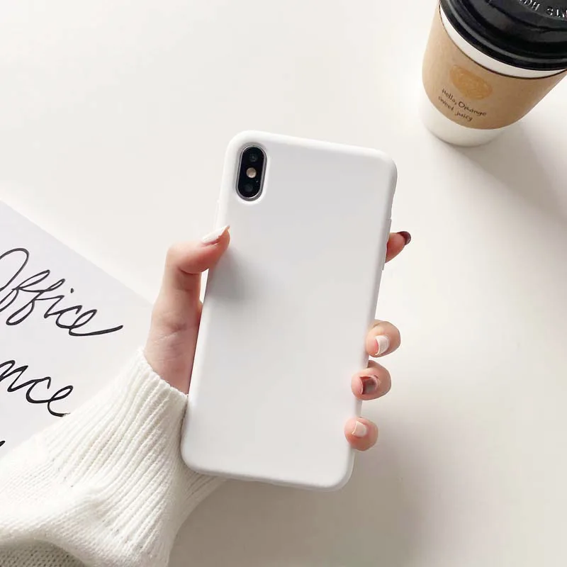 Weiche Silikonhülle für iPhone XS Max X XR 6 6S 7 8 Plus SE 2020 12 11 Pro max stoßfeste Mode Bonbonfarben rückseitige Abdeckung – Detail 9