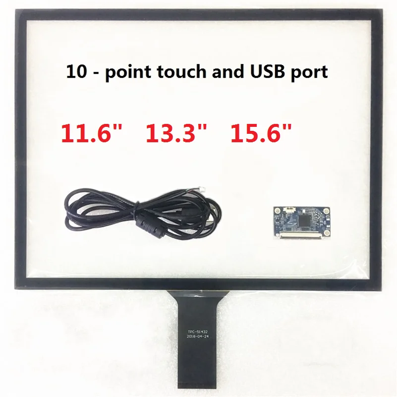 11.6 Inch 13.3 Inch 15.6 Inch Capacitive Touch Screen Free Drive Windows Android Linux Ubuntu Universal Usb Plug And Play