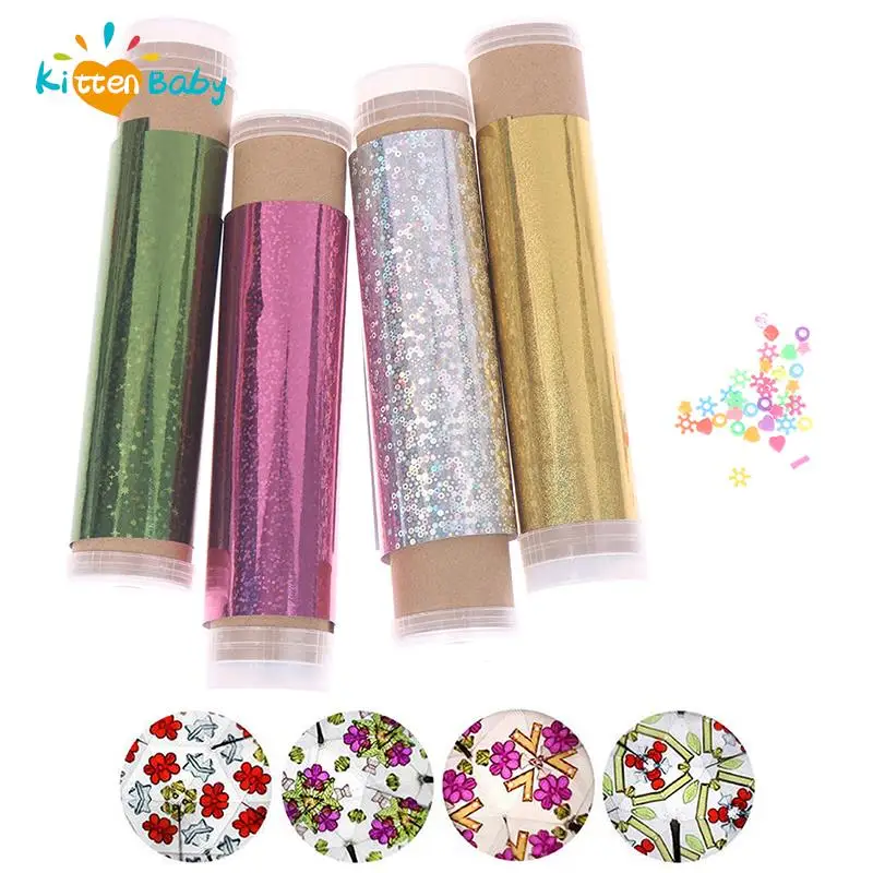 

Funny DIY Kids Scalable Rotating Kaleidoscope Making Kit Educational Toy Children Gift Classic Toys Twisting Kaleidoscopes Craft