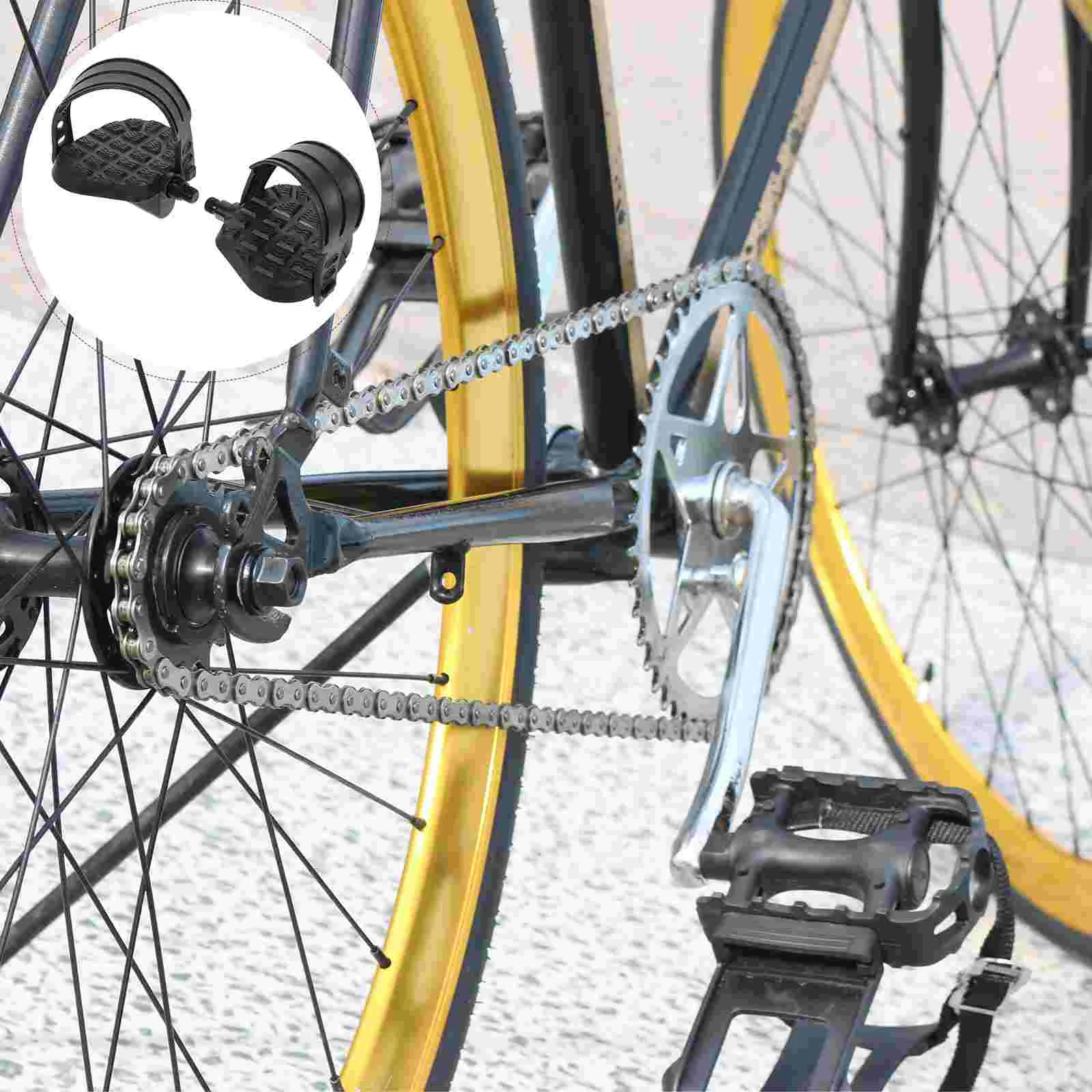 

1 Pair Static Pedals Exercise of Indoor Pedals Pedals Sturdy Fitness Pedals Fitness Supplies