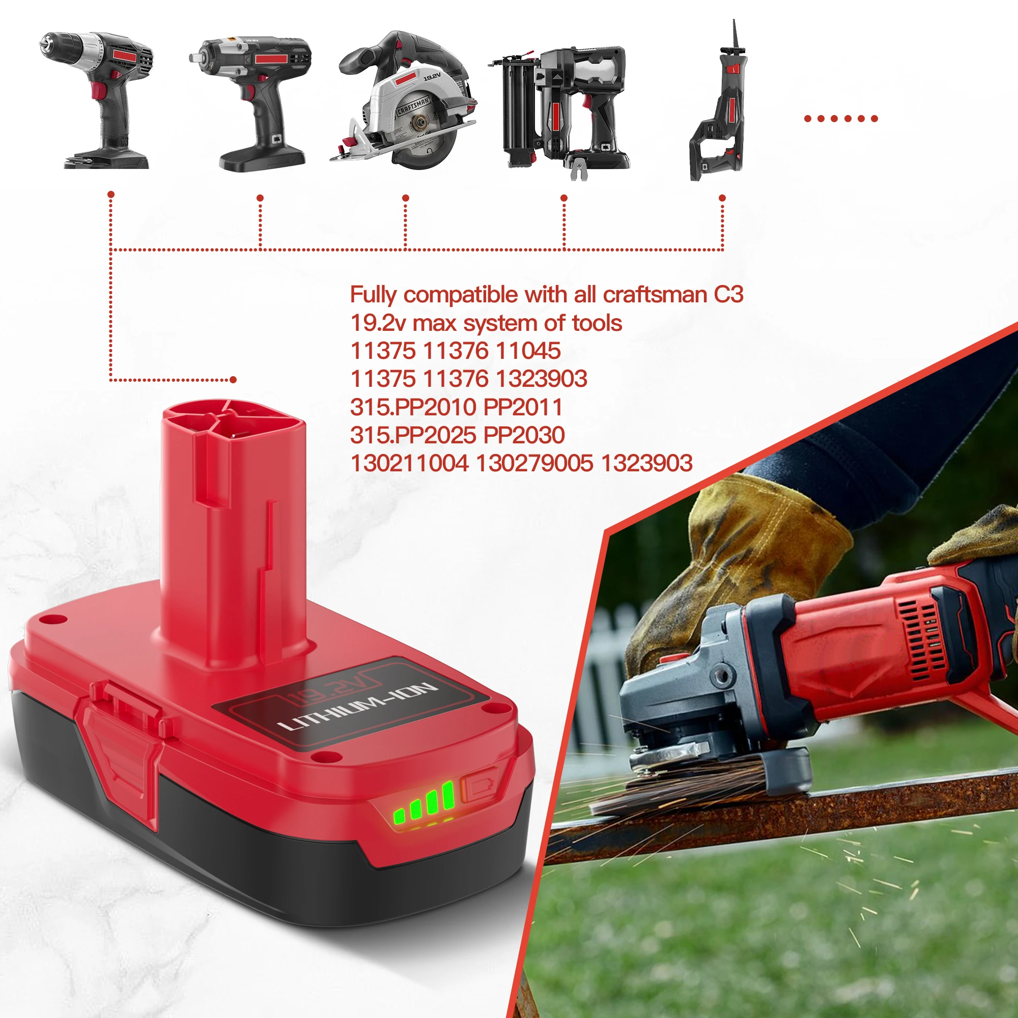 Battery For Craftsman Battery Craftsman Lithium