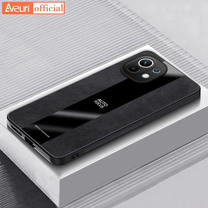 Per Xiaomi Mi 11 Custodia In Pelle Ultra Ring Holder Per Xiaomi Mi 11 Lite 5G Ne 11 Pro 11I Cover Custodia Per Telefono In Silicone Magnetico Di Lusso