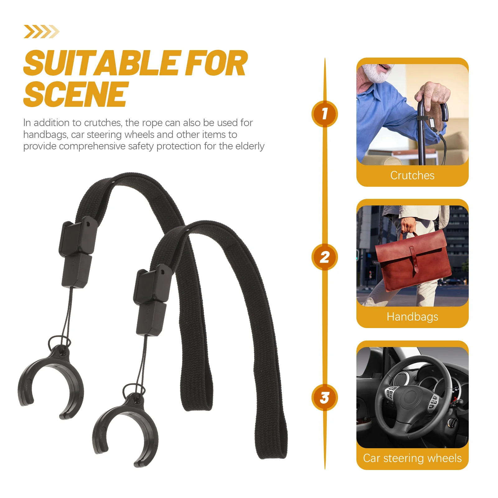 2 Pcs Cane Wrist Strap Walking Stick Lanyard Portable Holder For Trekking Pole Rope Anti Lost Straps Camping Hiking Accessories