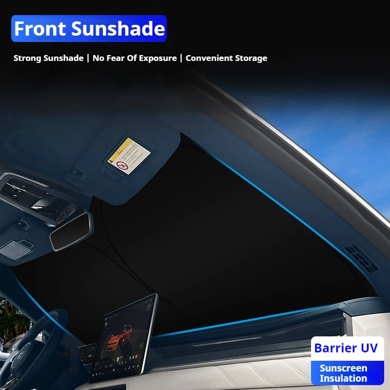 For Chevrolet Colorado 2015- Front Window Sun Shade Car Nano-Insulat Windshield Sunshade Visor Auto Interior Accessories