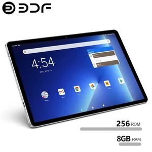 New 10.1 Inch Global Version Tablets Octa Core 8GB RAM 256GB ROM Dual SIM 4G LTE Network 5G WiFi Android Tablet Pc 5000mAh