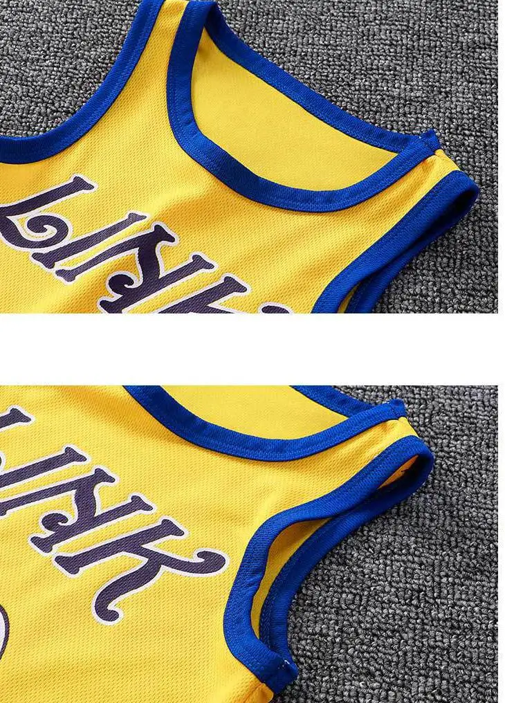 2022 Summer Sport Suit For Baby Girls Boys Cool Basketball Uniform Training Vest+short 2-piece Children's Outdoor Sportwear Suit baby clothing set line