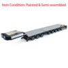 1/14 Accessories 9 Axles Metal Trailer Extendible Trailers Spare Parts for Toys RC Tractor Truck Car Vehicle Models TH23522 3