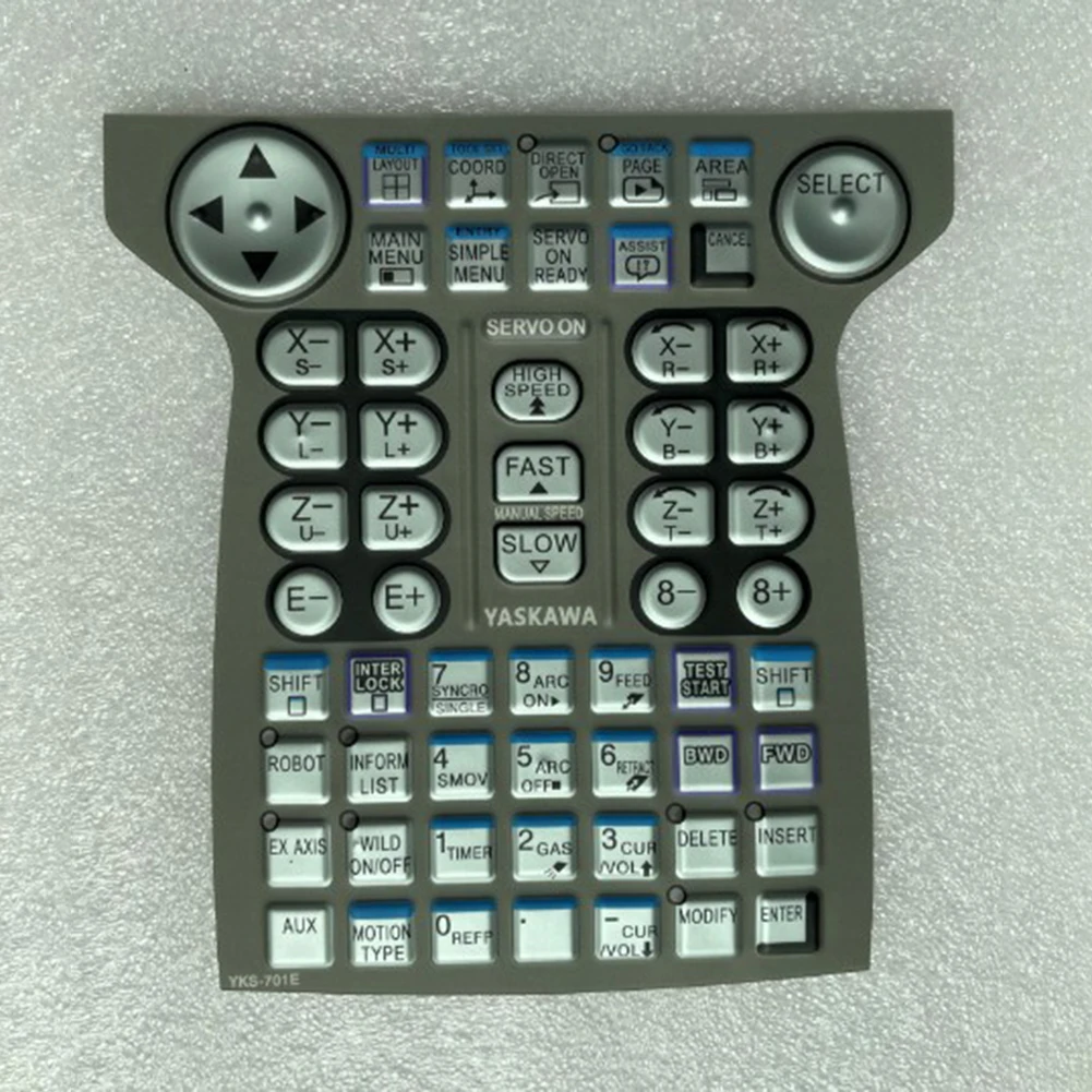 

Machine Control Keypad Membrane FIT For Yaskawa DX200 Teach Pendant JZRCR-YPP21-1 YKS-701E Film