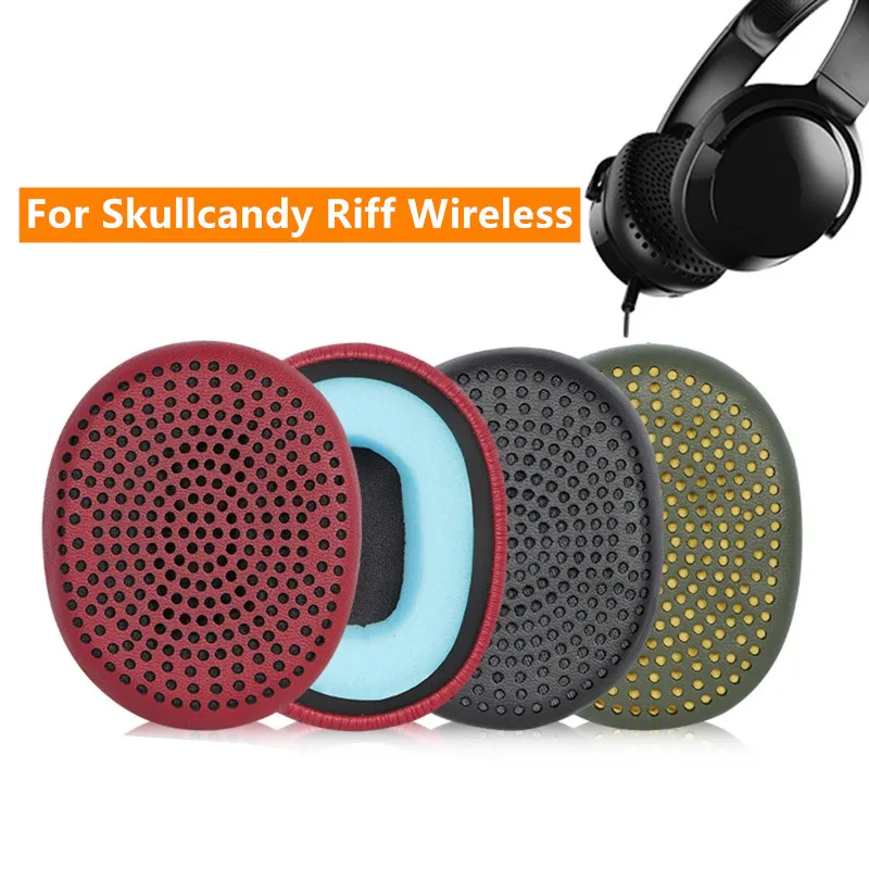 

Soft Memory Foam Earpads Ear Cushions Replacement For Skullcandy Riff Wireless Headphone Ear pads Leather Covers Sleeves