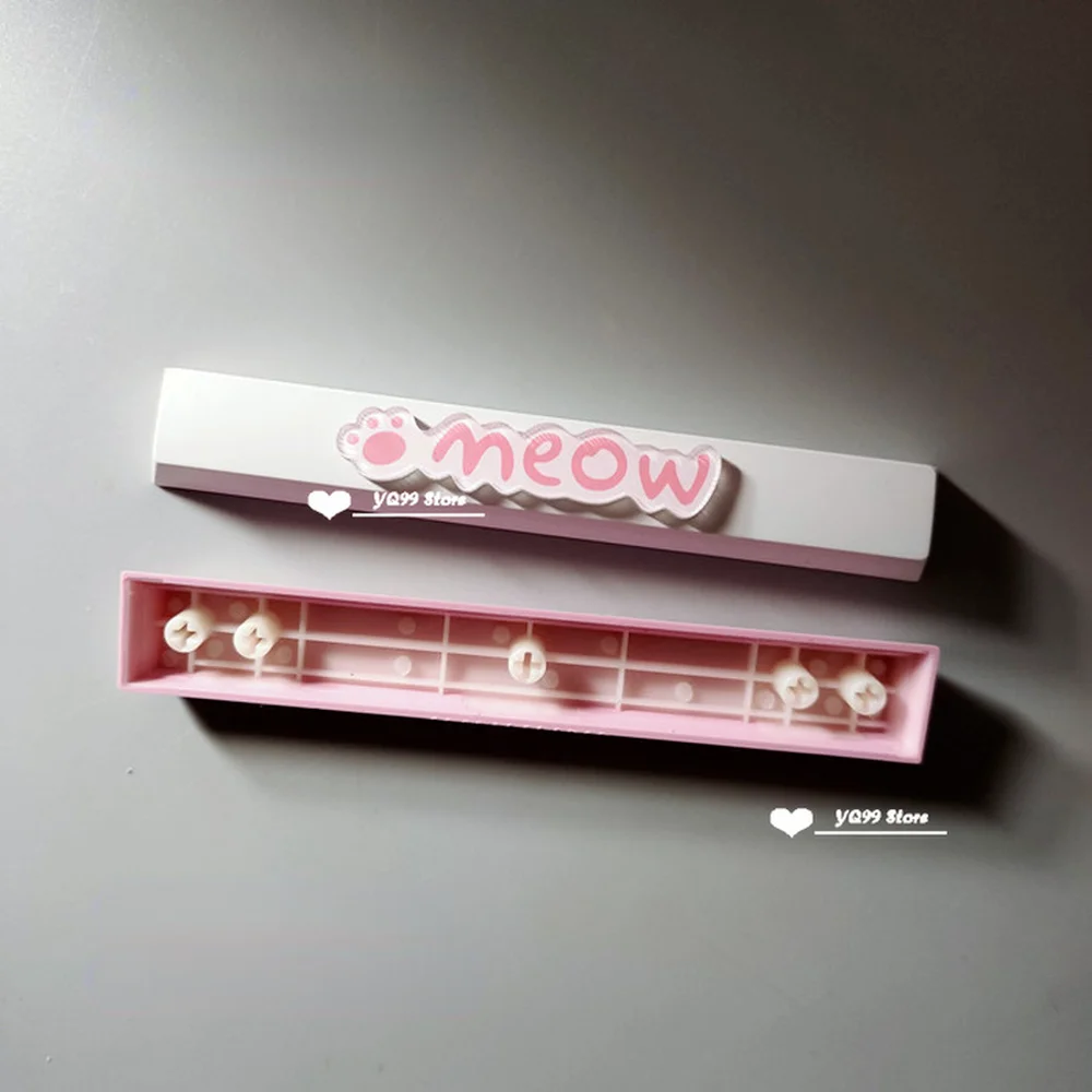 Desenhos Animados Bonito 6.25u Space Bar Keycap para Cereja mx Interruptor Personalizado Cereja Oem Teclado Mecânico Caps Individualidade Gaming Keycap - Imagem 6