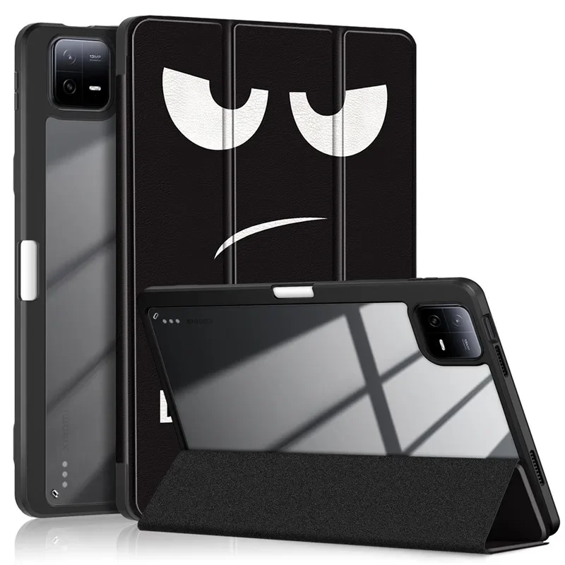 For Xiaomi Pad 6 Case With Pen Holder PU Leather Acrylic For Xiaomi Pad 6 Case With Pen Holder PU Leather Acrylic