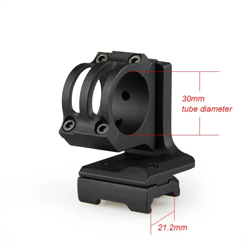 PPT Tactical quick detachable scope mout height adjustment fit 25mm and 30mm tube diameter airsoft scope mount GZ24-0041