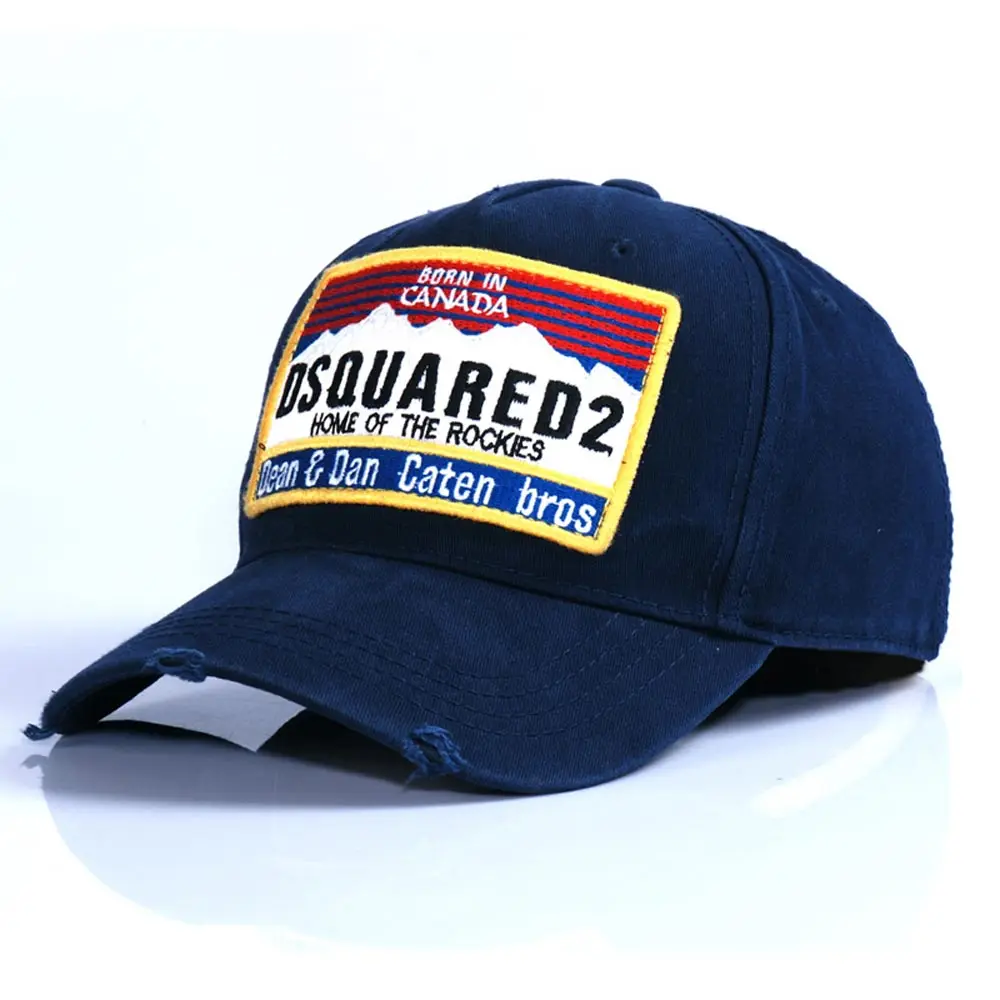 DSQUARED2 Brand DSQ2 Letter Embroidery Men Baseball Cap Women Hat Dad Hat Casual Cap Hip Hop Cap