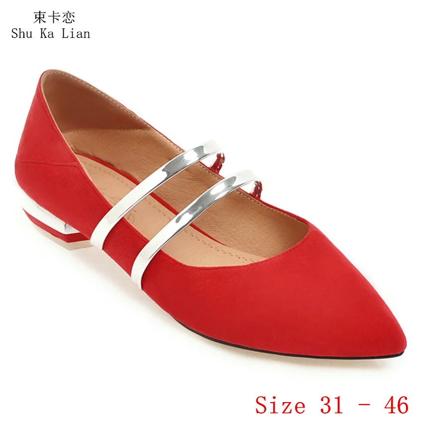 

Slip-On Women Oxfords Brogue Shoes Loafers Flats Woman Casual Flat Shoes Small Plus Size 31 - 46