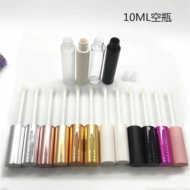

10/30/50pcs 10ml Empty Lip Gloss Tube Lip Glaze Bottle Lip Honey Container Transparent Frosted high-grade DIY hand-made Cosmetic