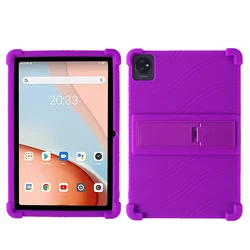 Children's Shockproof Silicone Kickstand Tablet Case for Oscal Pad 70 (Purple)