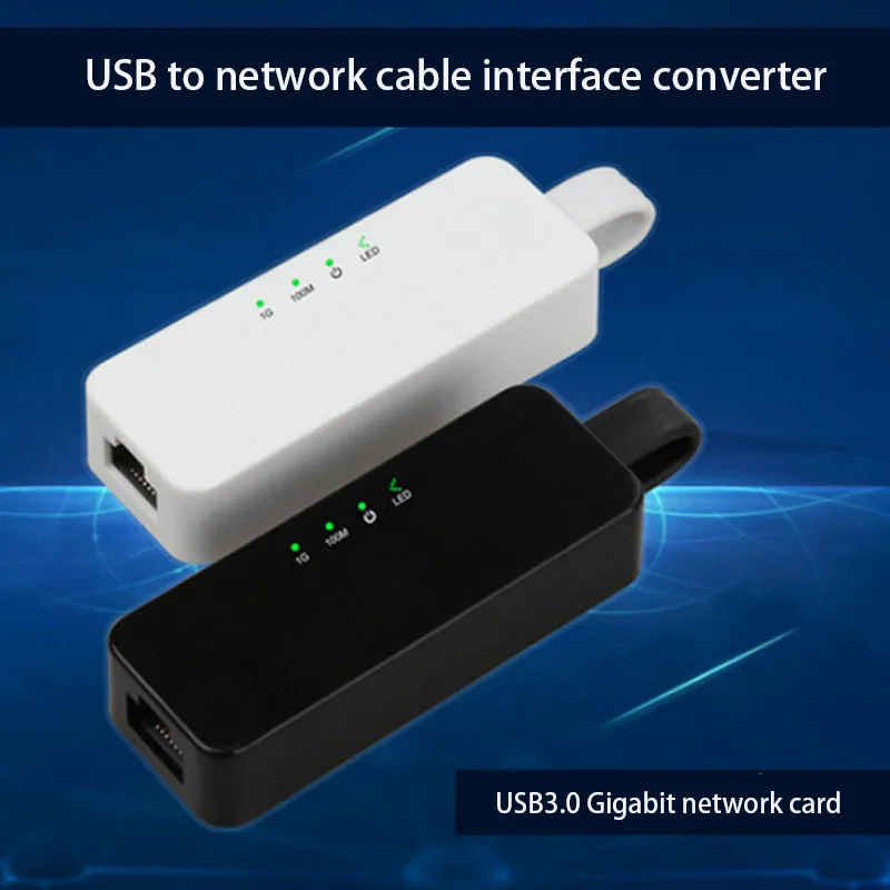 

10/100/1000mbps high-speed USB3.0 to network cable interface Fast Ethernet RJ-45 LAN Adapter Gigabit wired USB3.0 Network Card