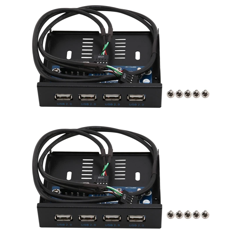 

2 шт., 4-портовый адаптер для передней панели USB 3,5