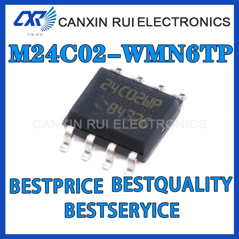 

100% new origina M24C02-WMN6TP SOIC-8 chip EEPROMs-serial I2C interface chip