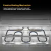 Hot Box Food Warmer for Pizza/Pretzel, Heated Holding Cabinet, Warming Oven for Catering 5