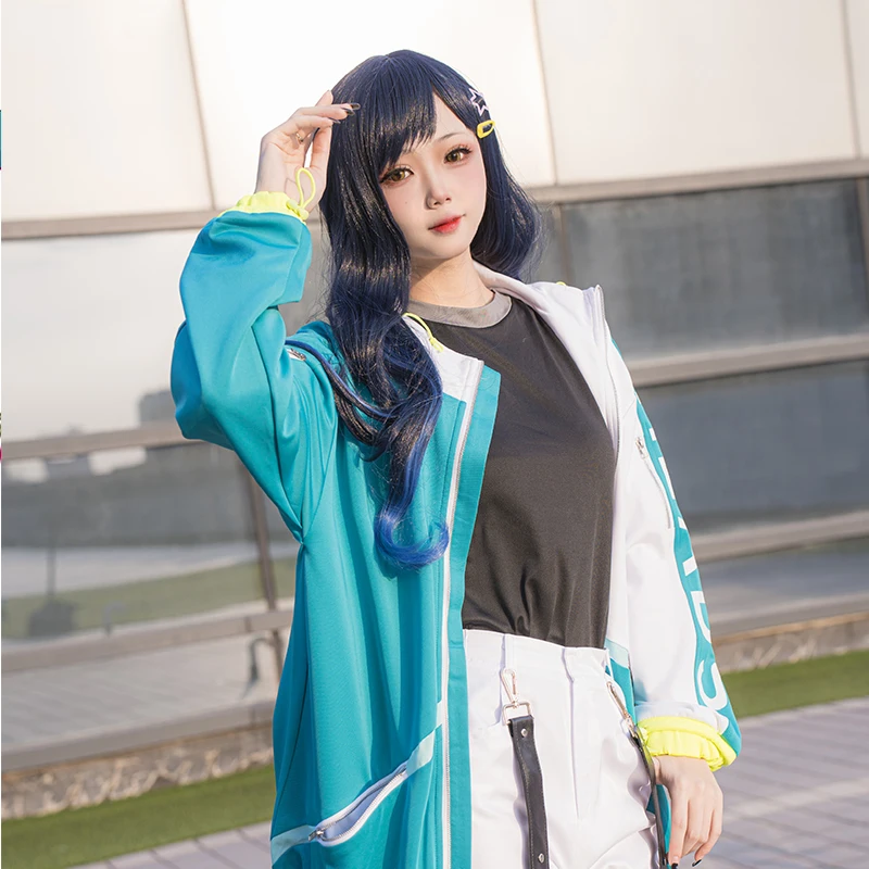 

Project Sekai Colorful Stage! feat. Cosplay Costume Shiraishi An Cosplay Outfits Coat Shirt Shorts Full Set