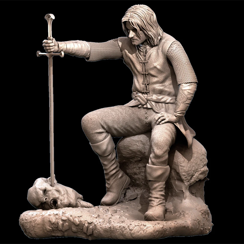 Harz Figur Modell Kit Maßstab Modelle unbemalte Kits DIY Spielzeug Hobbys Kunststoff Modell a381 – Detail 4