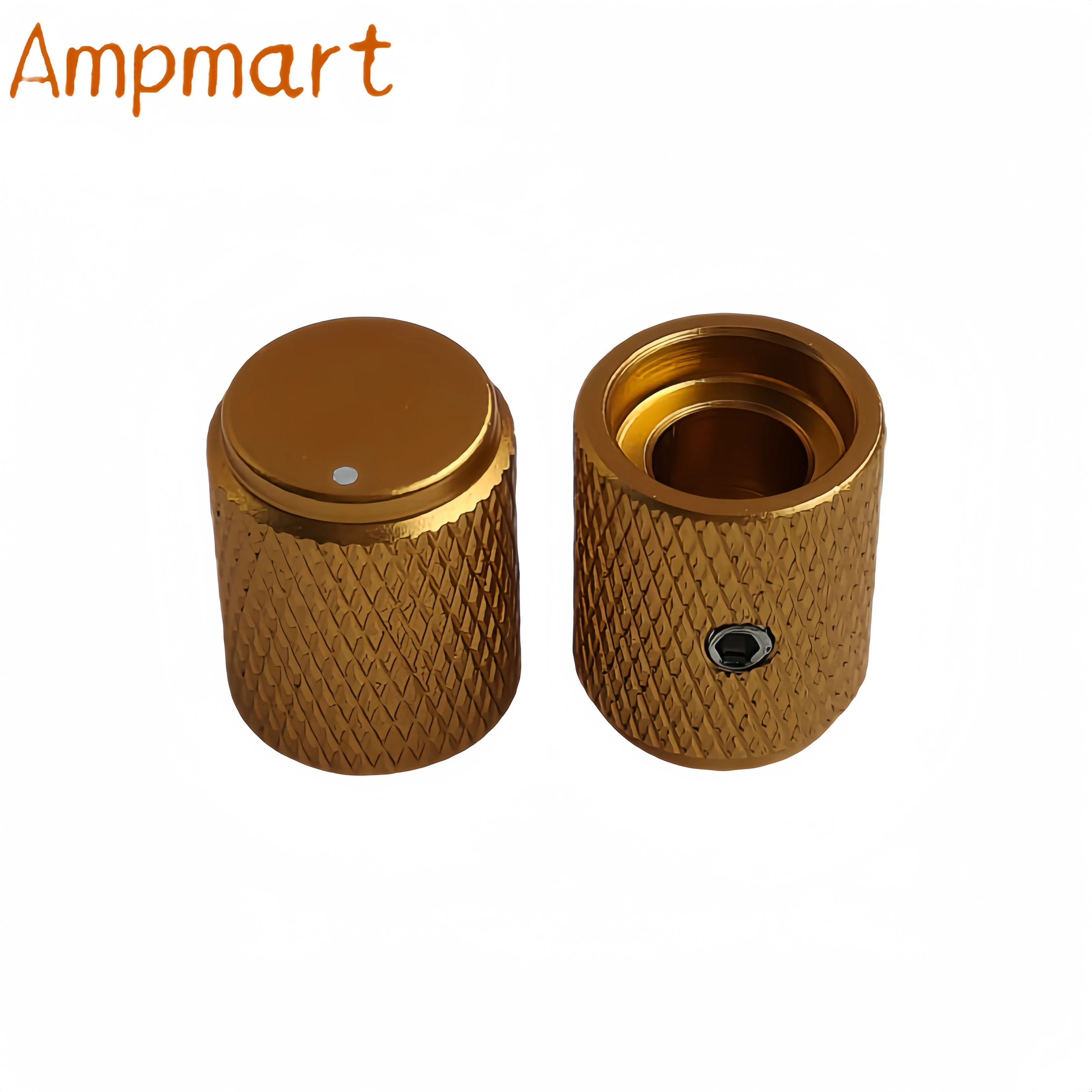 Aluminiumlegierung Drehknopf für Leistungsverstärker HIFI Audio-Verstärker Lautstärke-Potentiometer CD-Knopf 12x15mm 5 Stück – Detail 6