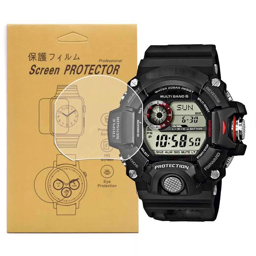 Protezione Per Gw-9400 G-900 Dw-6900 Gw-7900 G9300 8900 W736 9200 5700 9052 Ws220 Tpu Hd Proteggi Schermo Nano Antigraffio Trasparente