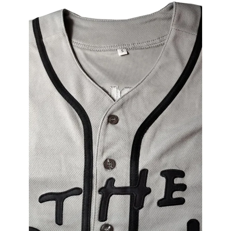 Movie The Sandlot Legends Benny Rodriguez #30 YEAH-YEAH #11 Baseball Jersey Mens Loose Shirt LOGO Sewing Embroidery 4