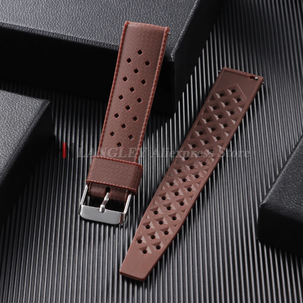 Premium Waterproof Silicone Watch Strap with Quick Release - Universal Diving Bracelet