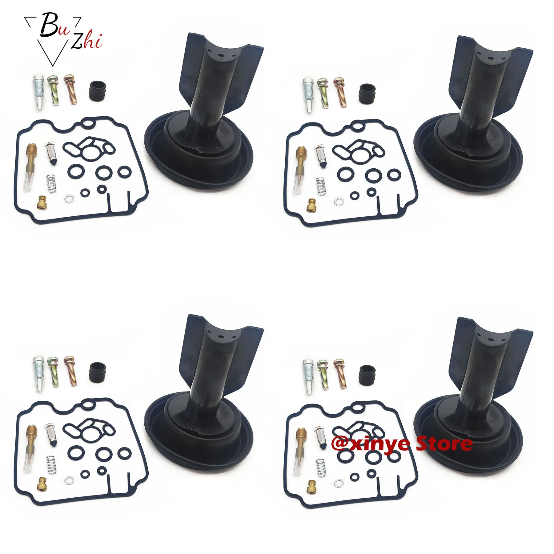 Carburetor Repair Kit Carb Piston Plunger Float Needle Rebuild Parts