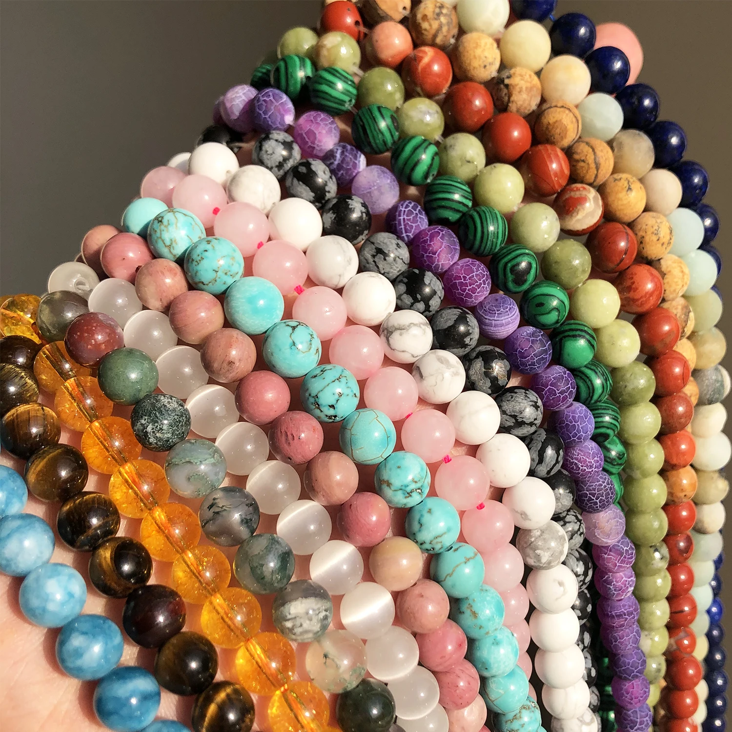 Xilitata Perles En Verre De 8 Mm Pour La Fabrication De Bijoux