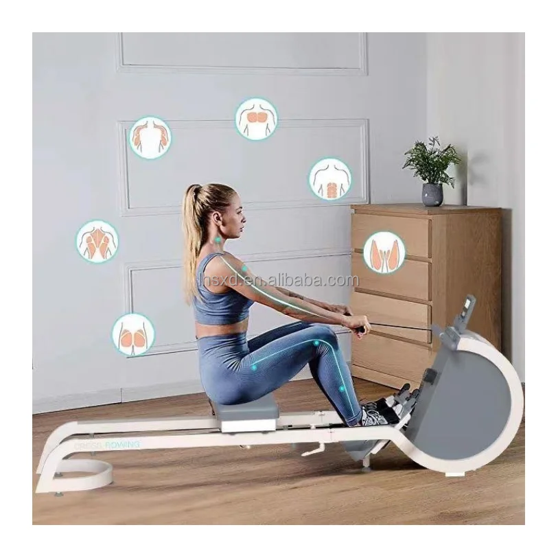 

Household fitness rowing machine dual planning boat fitness equipment