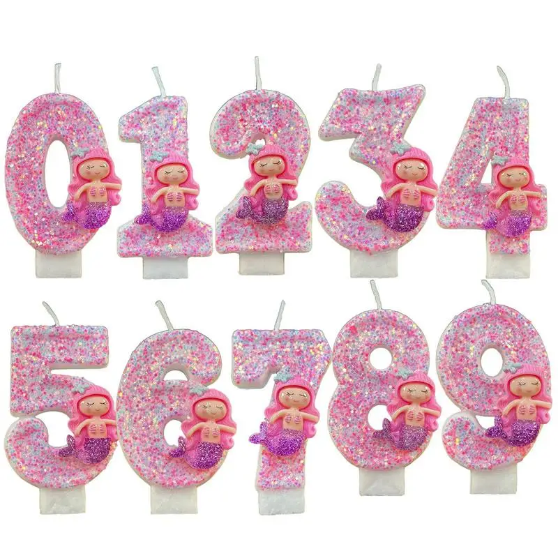 

Children's Birthday Candles Greetings Birthday Candles Birthday CandleCake Topper Number Candle0-9 Number Cake Topper Decoration